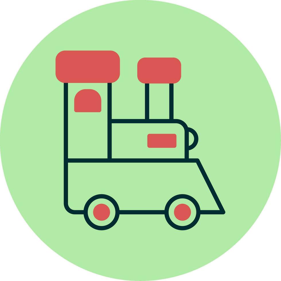 Toy Train Vector Icon