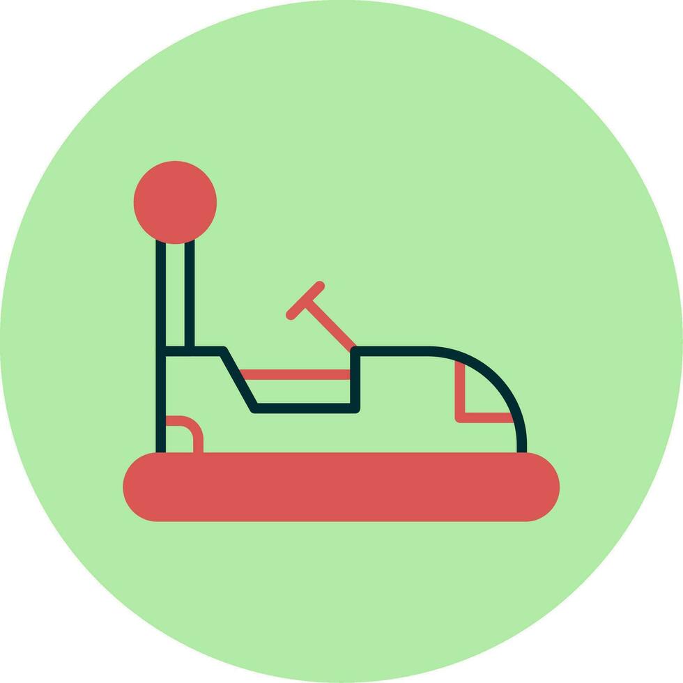 Bumper Car Vector Icon