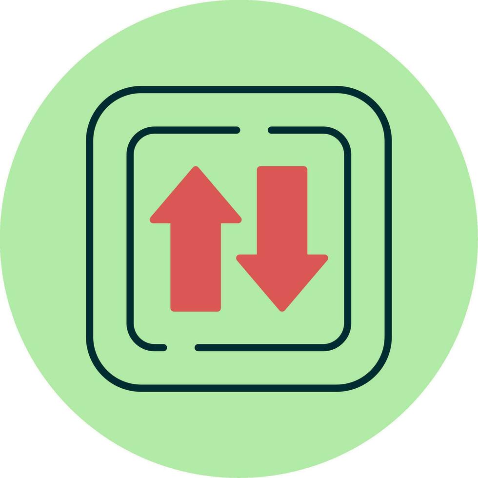 Two Ways Siign Vector Icon