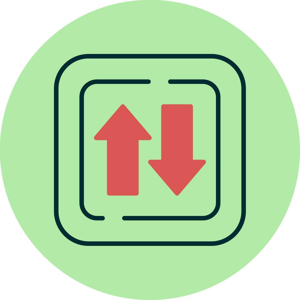 Two Ways Siign Vector Icon