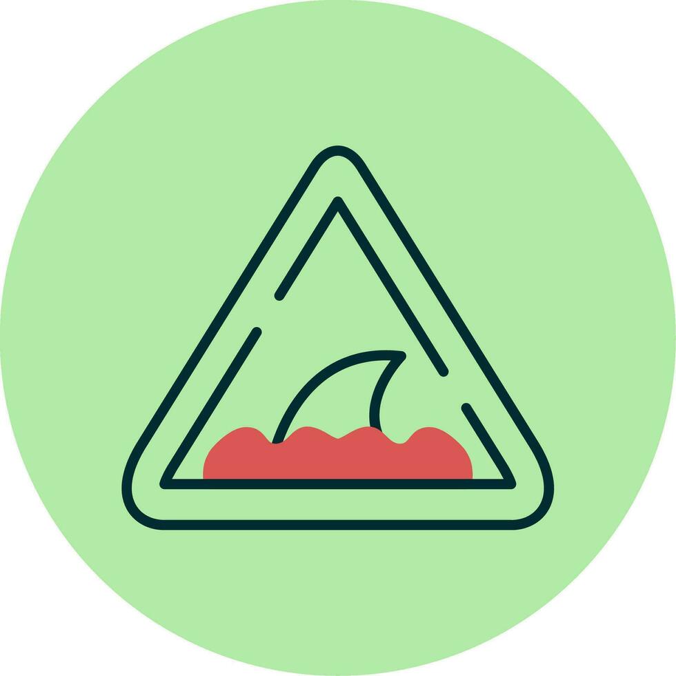 Shark Sign Vector Icon