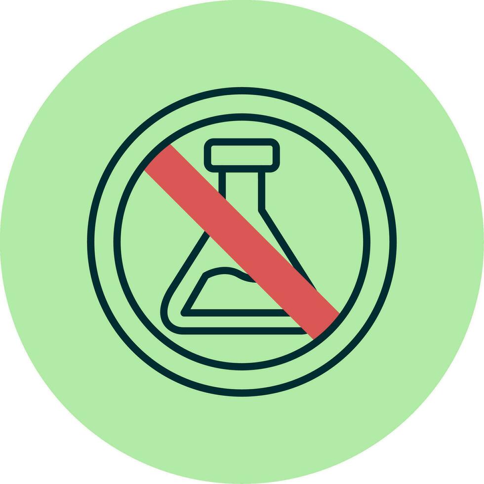 No químico vector icono