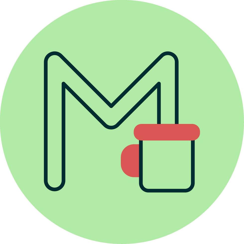 Capital M Vector Icon