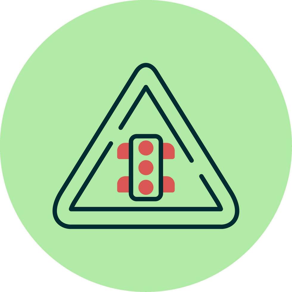 Traffic Light Sign Vector Icon