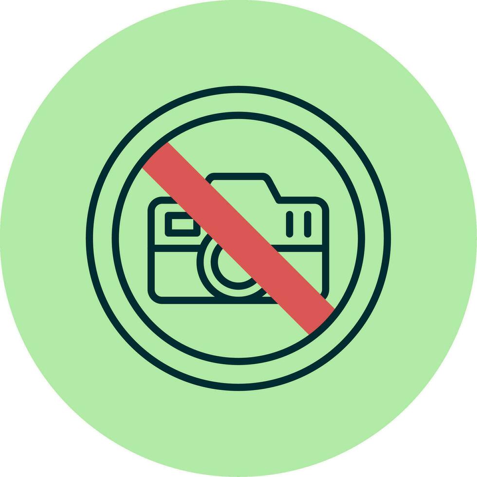 No Camera Vector Icon