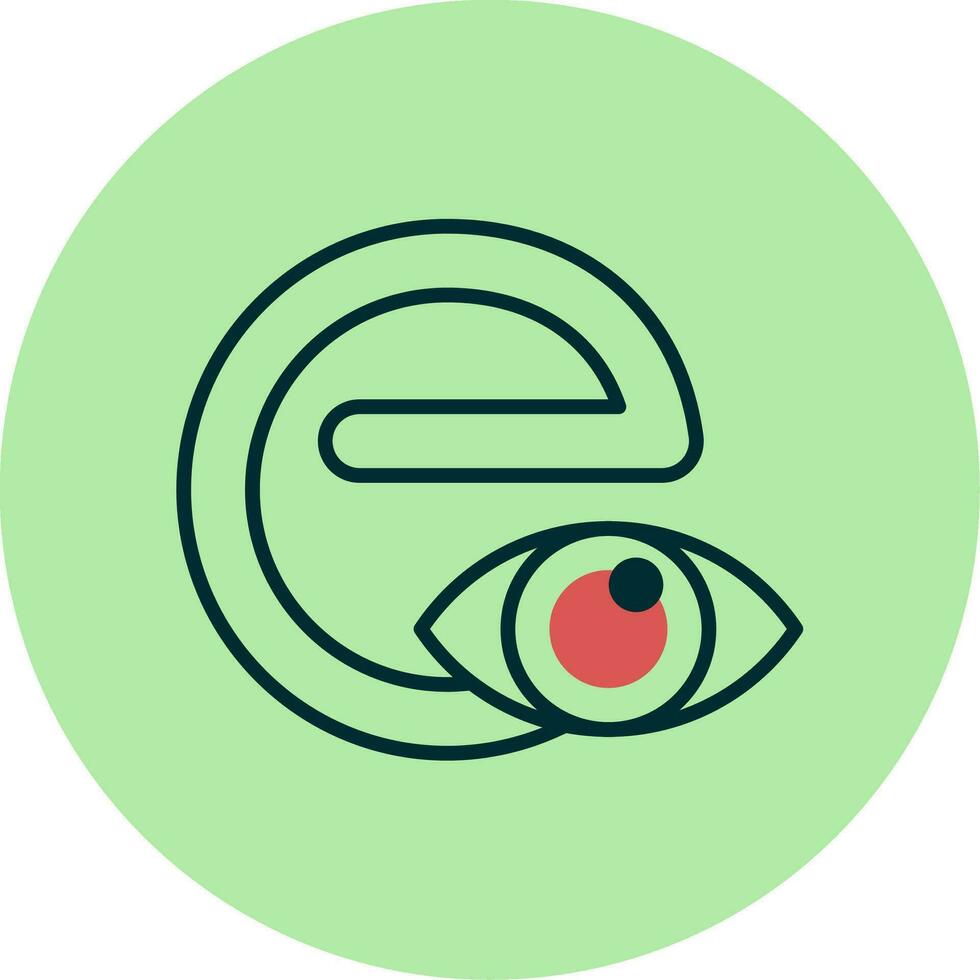 Small E Vector Icon