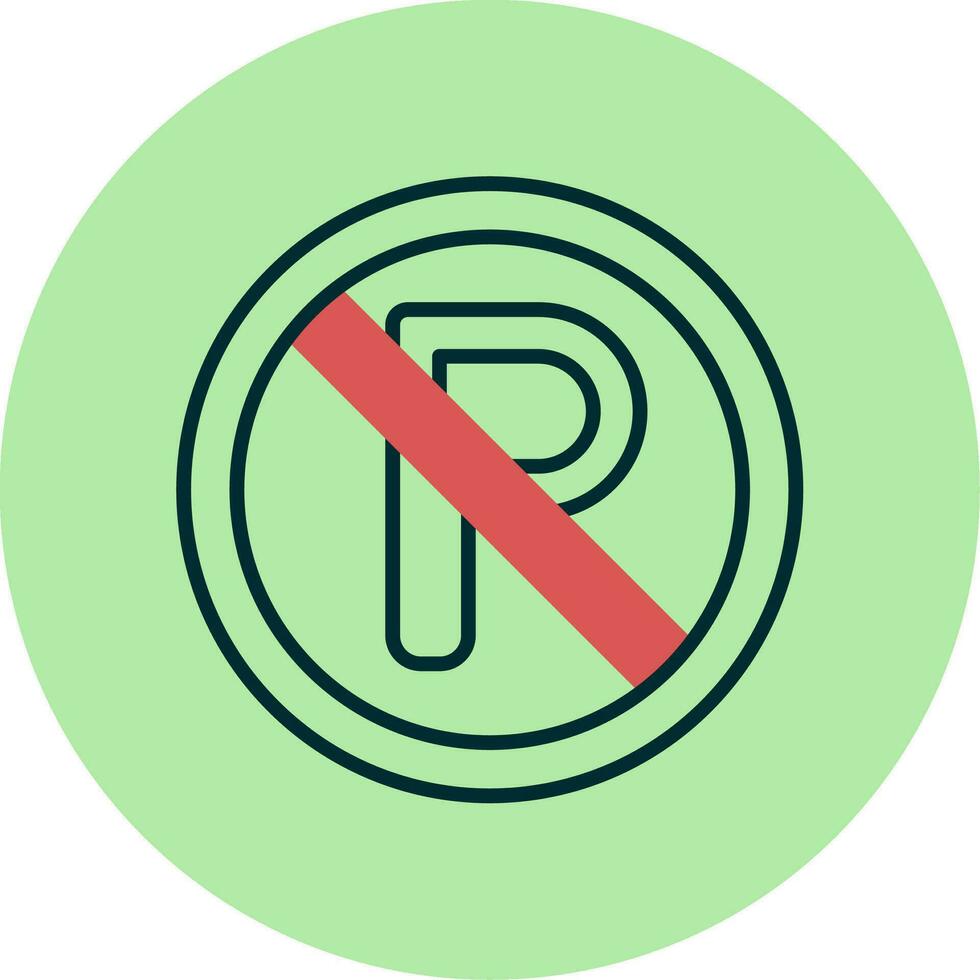 No Parking Vector Icon