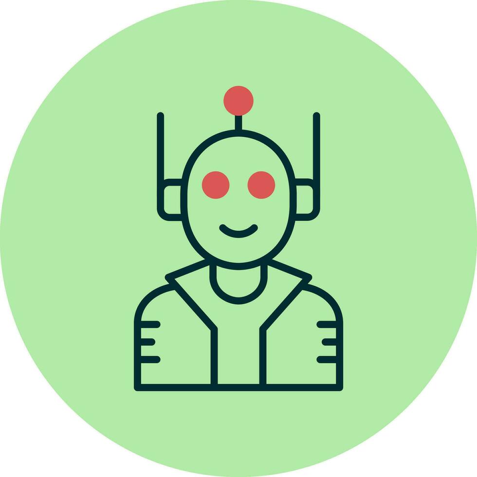 icono de vector de robot