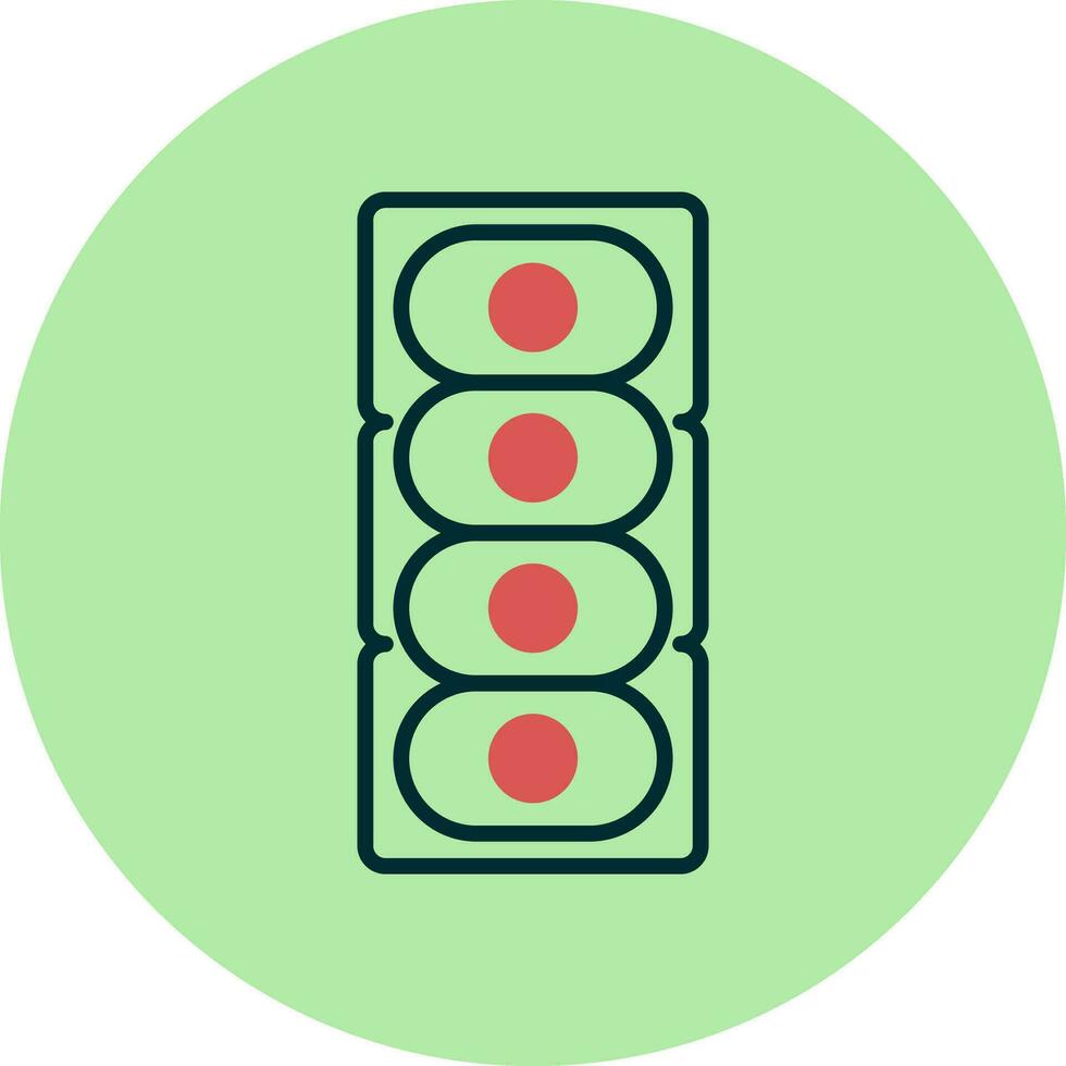 Colonial Diatom Vector Icon