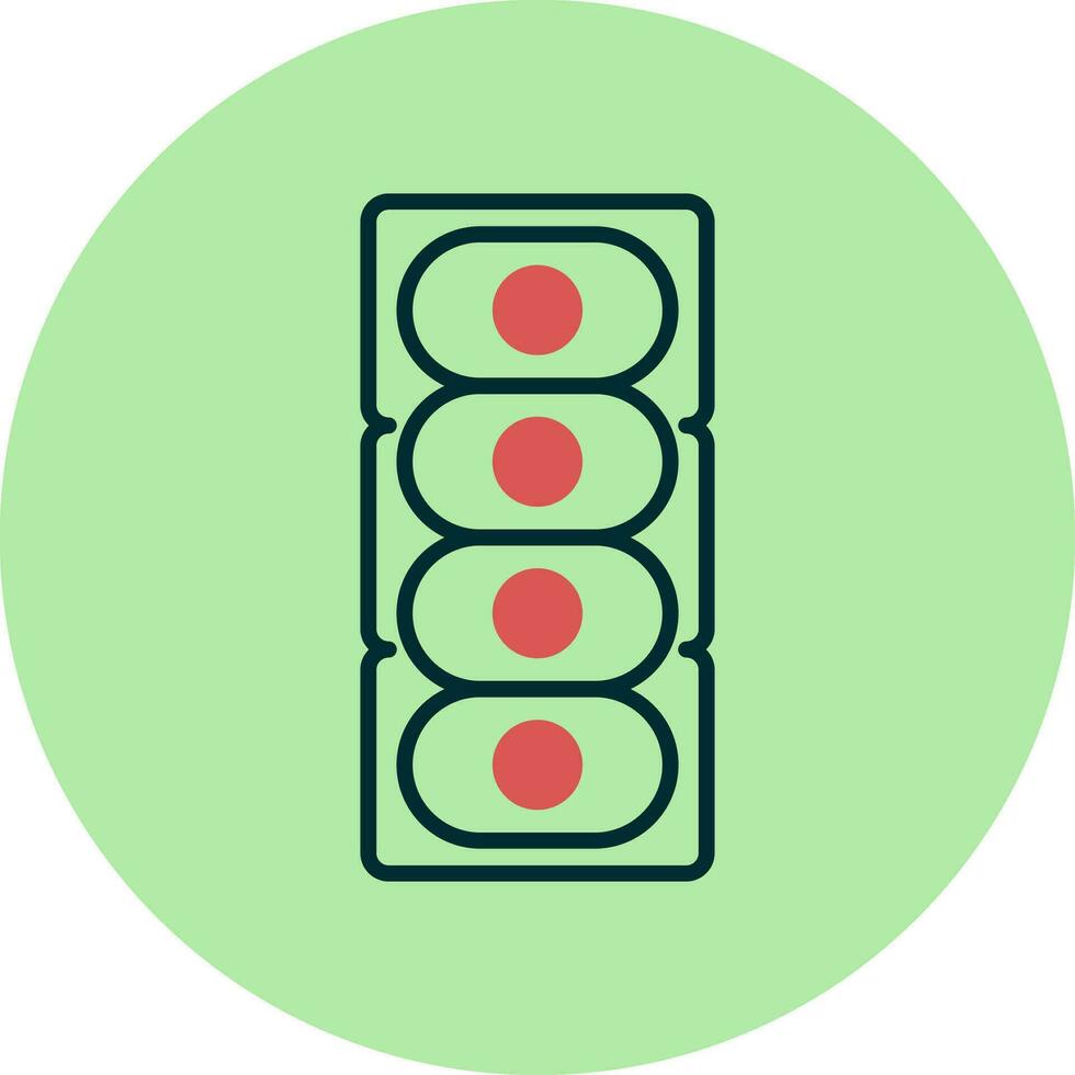 Colonial Diatom Vector Icon