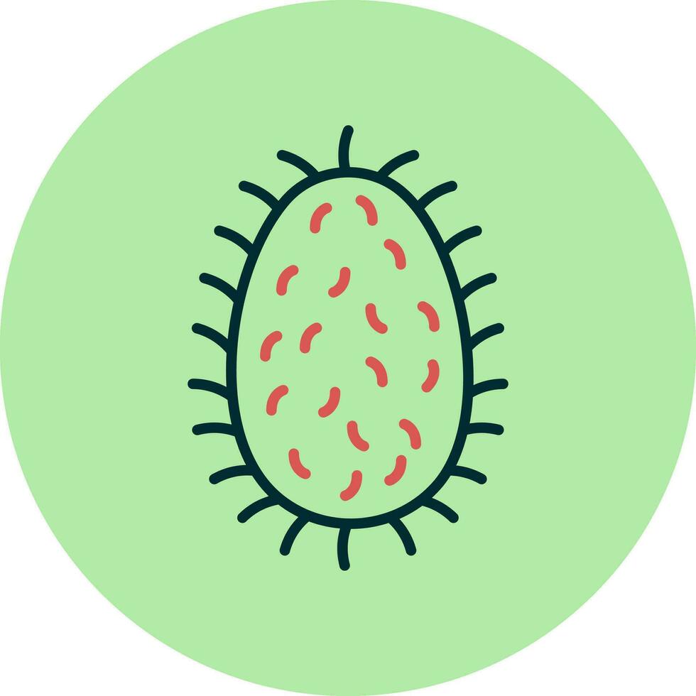 rabia lisavirus vector icono