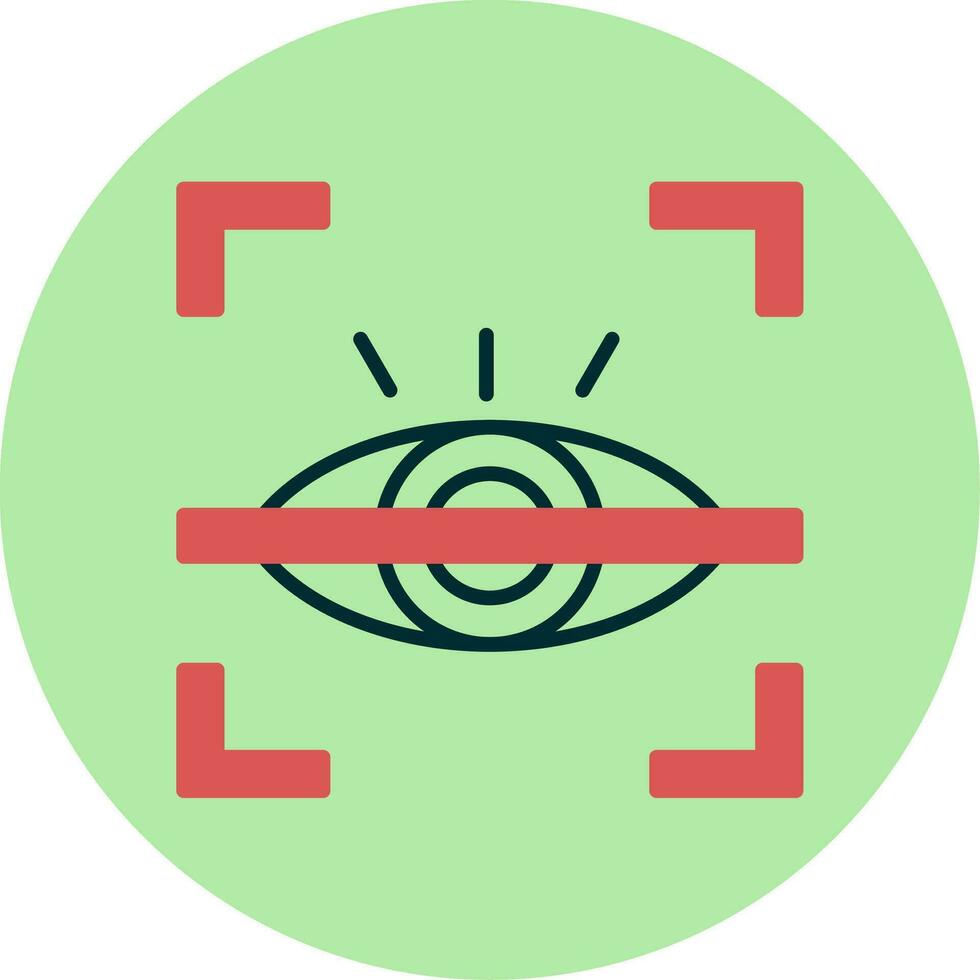 icono de vector de ojo