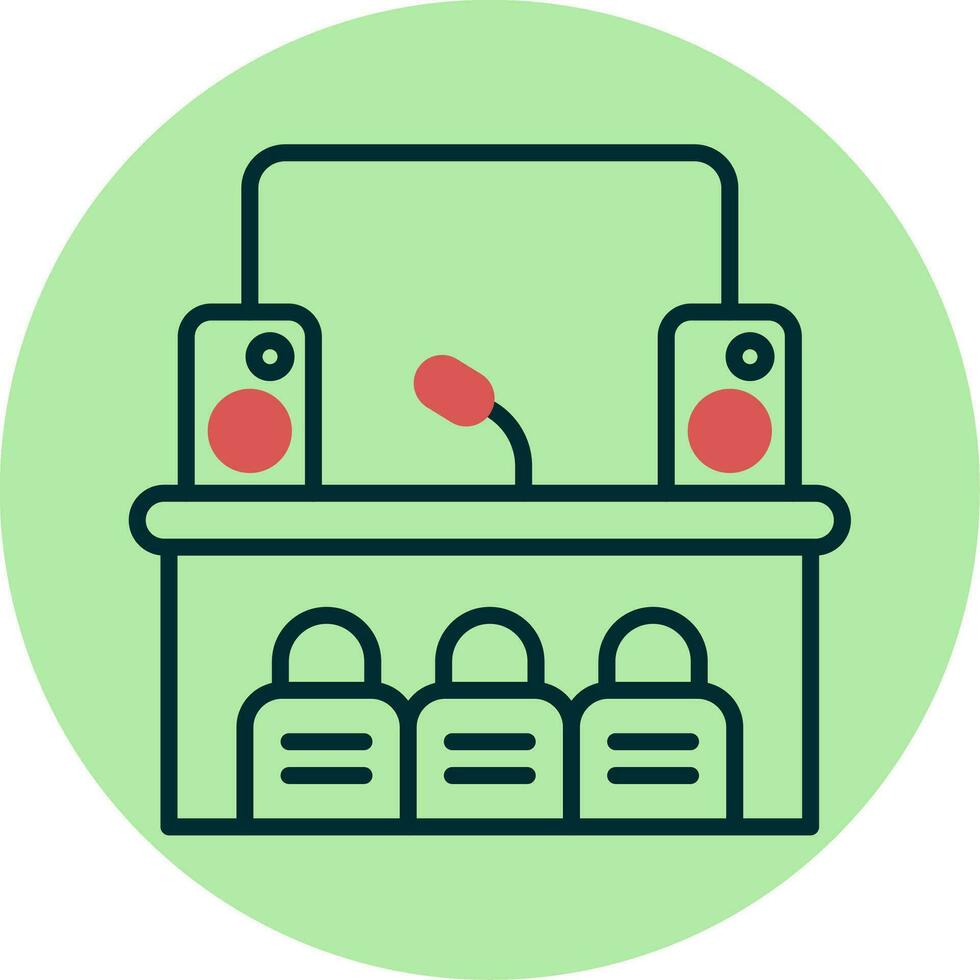 Stage Vector Icon