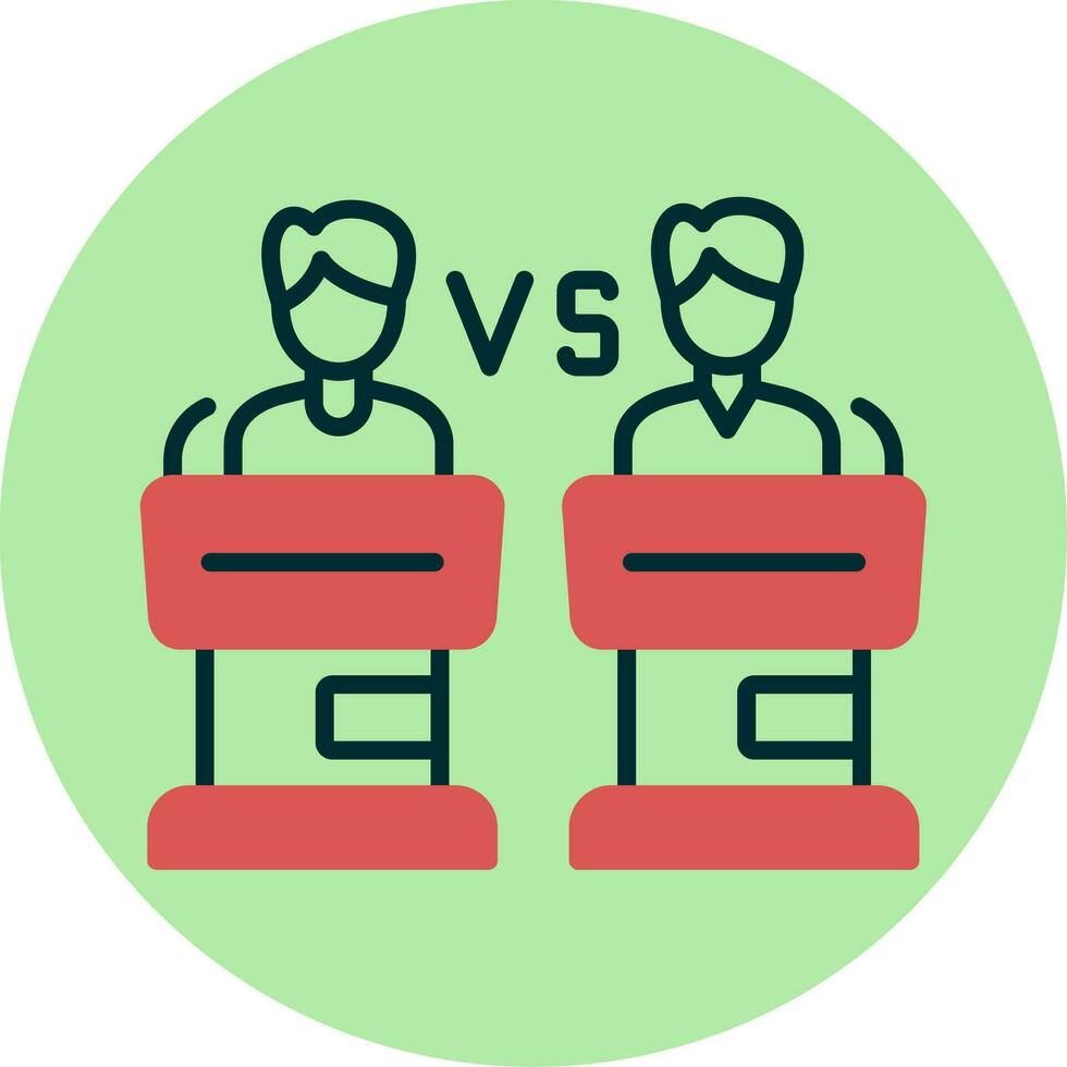 Debate Vector Icon