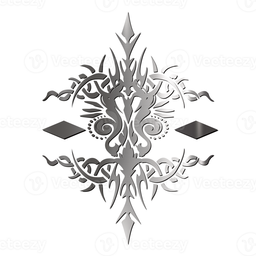 TRIBAL DESIGN METAL EFFECT png