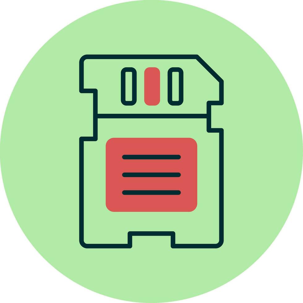 Memory Card Vector Icon