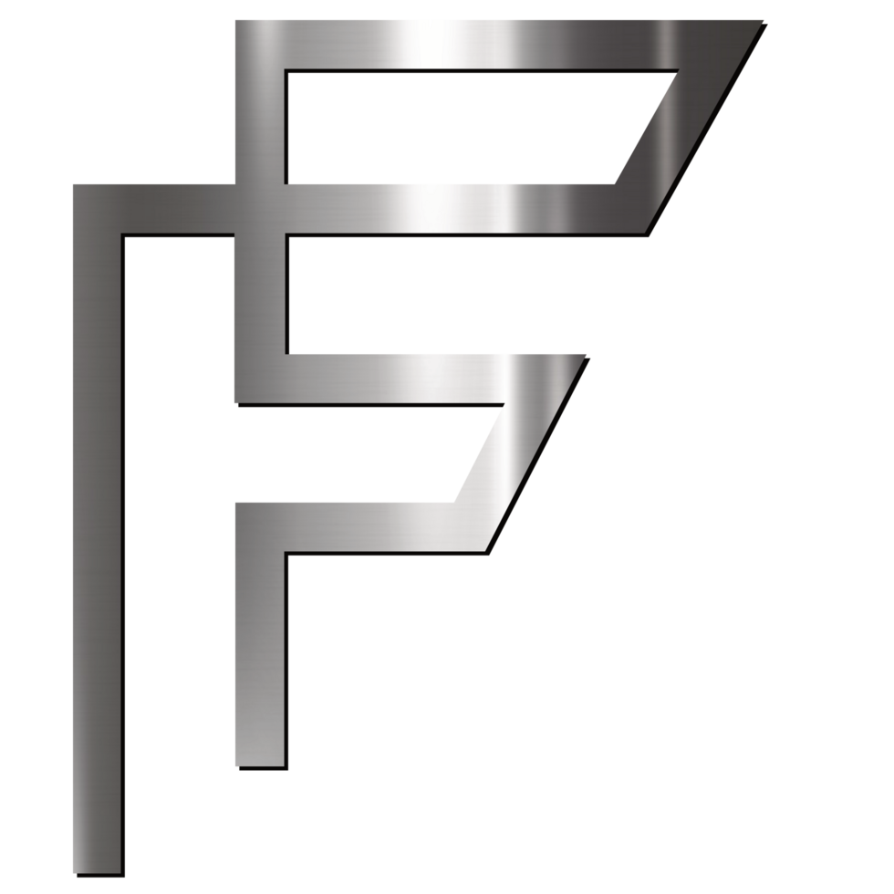 logo letter f metal png