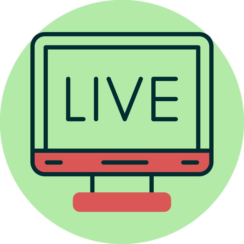 Live Vector Icon