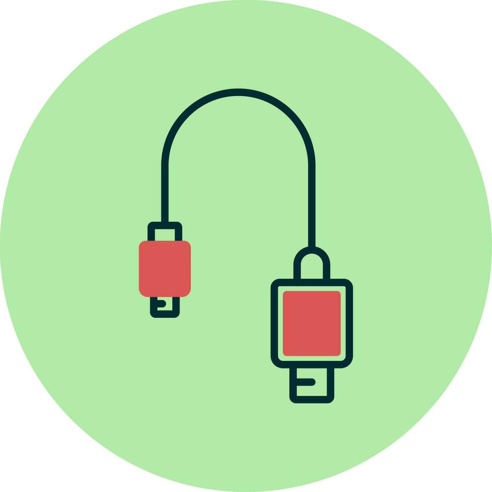 Usb Cable Vector Icon