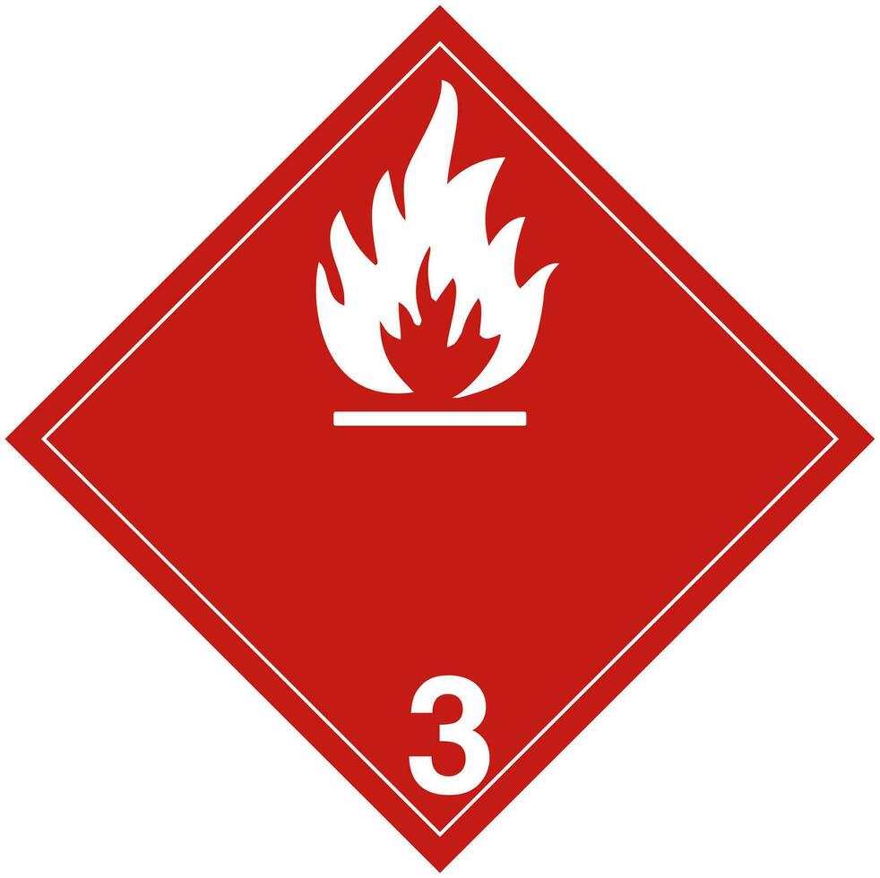 Rhombus signs of clp, dangerous goods vector