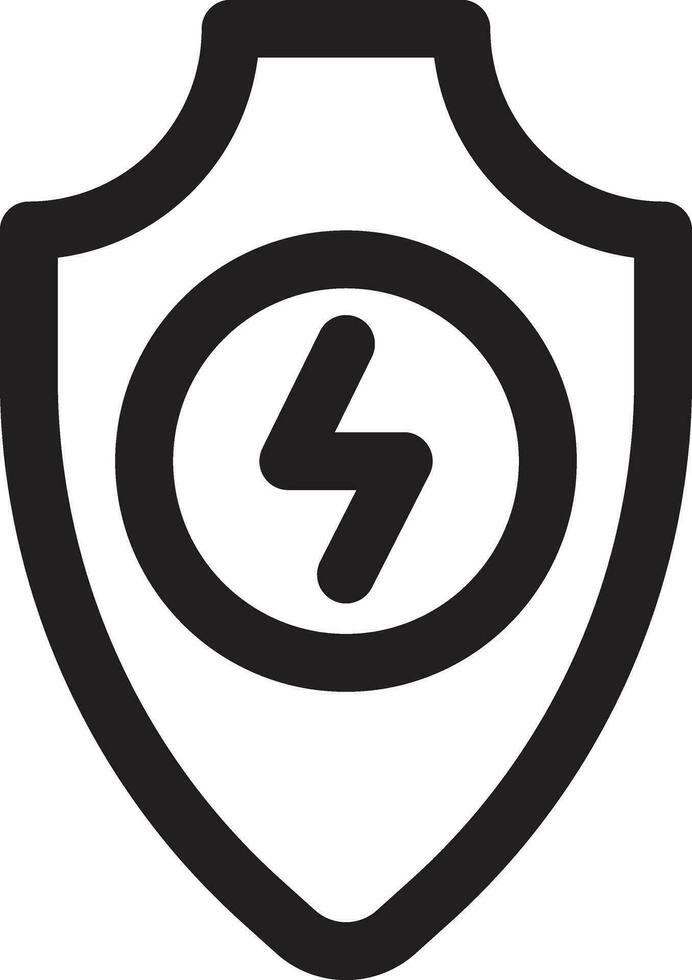 Electricity Protection Vector Icon