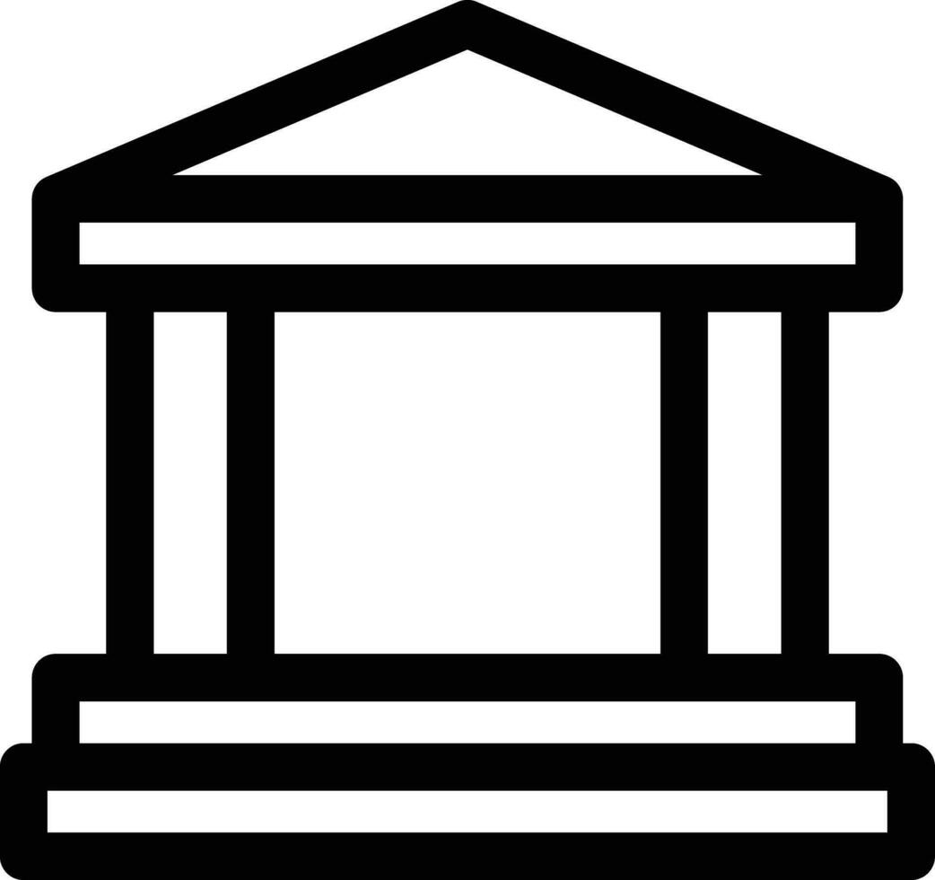 icono de vector de banco