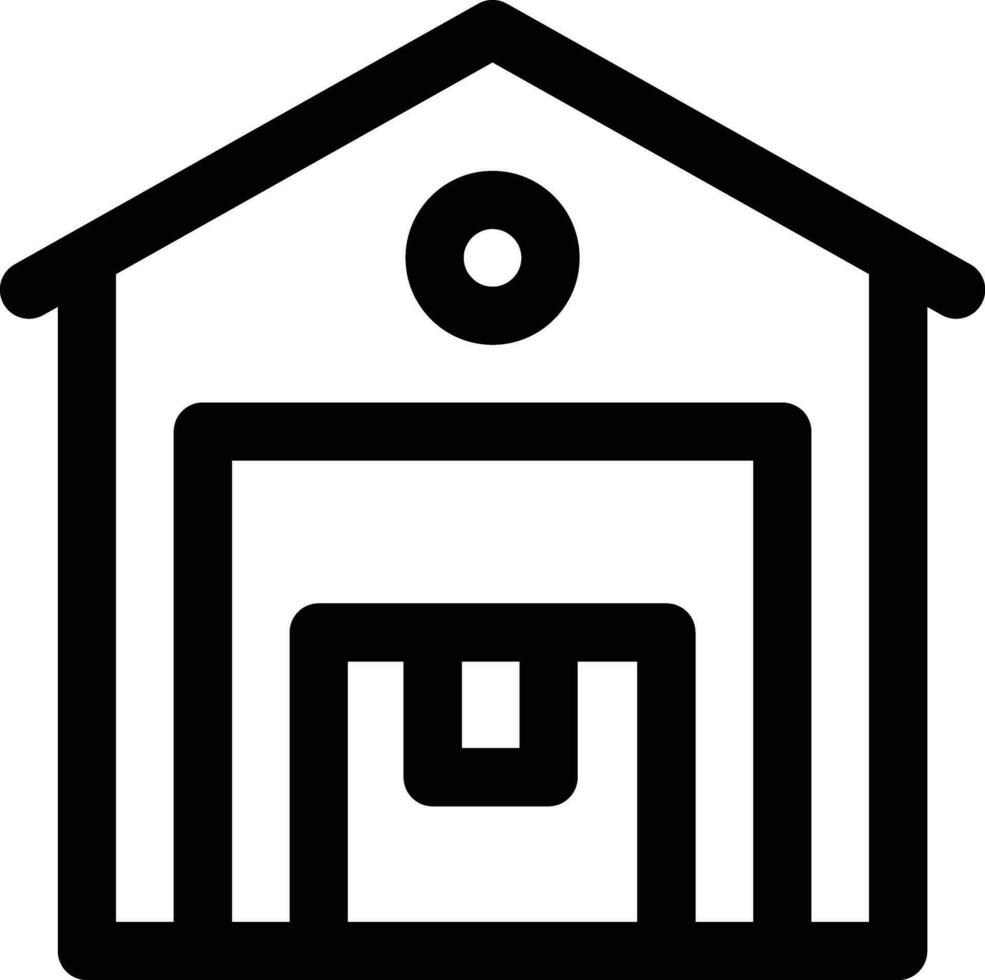 Online Warehouse Vector Icon