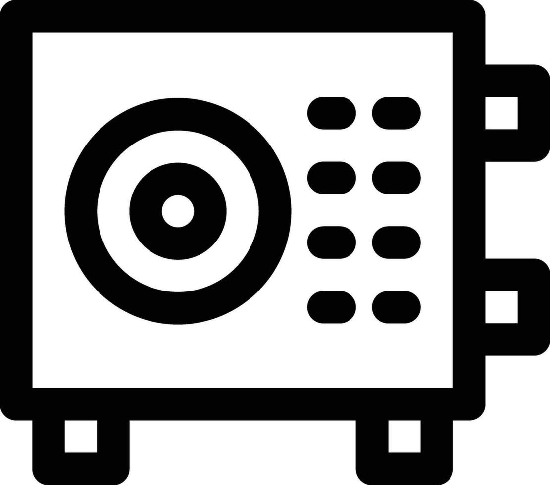 Safe Box Vector Icon