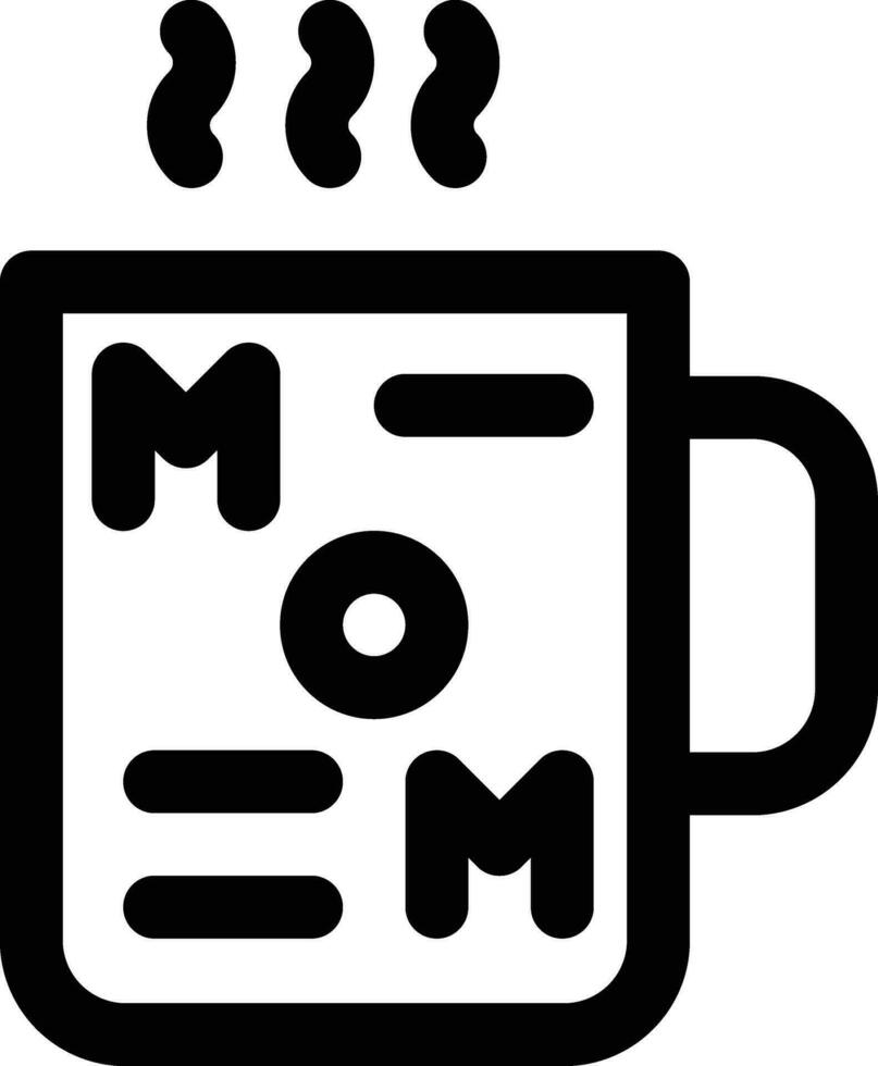 MOM Mug Vector Icon