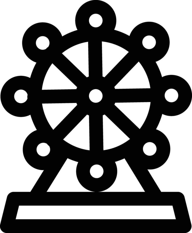 Ferris Wheel Vector Icon