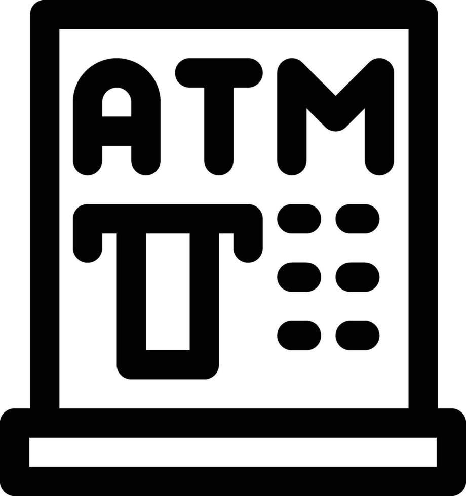 ATM Vector Icon