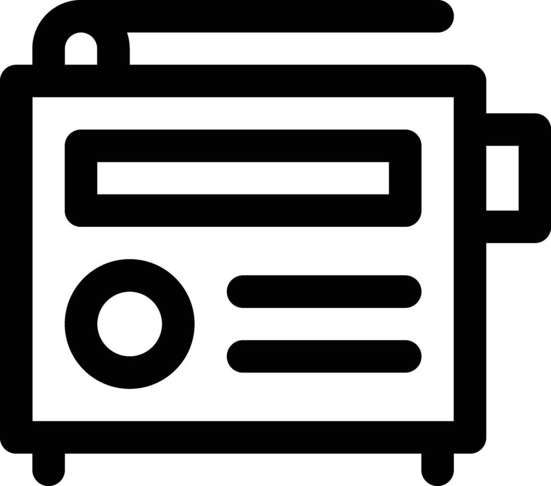 Radio Vector Icon