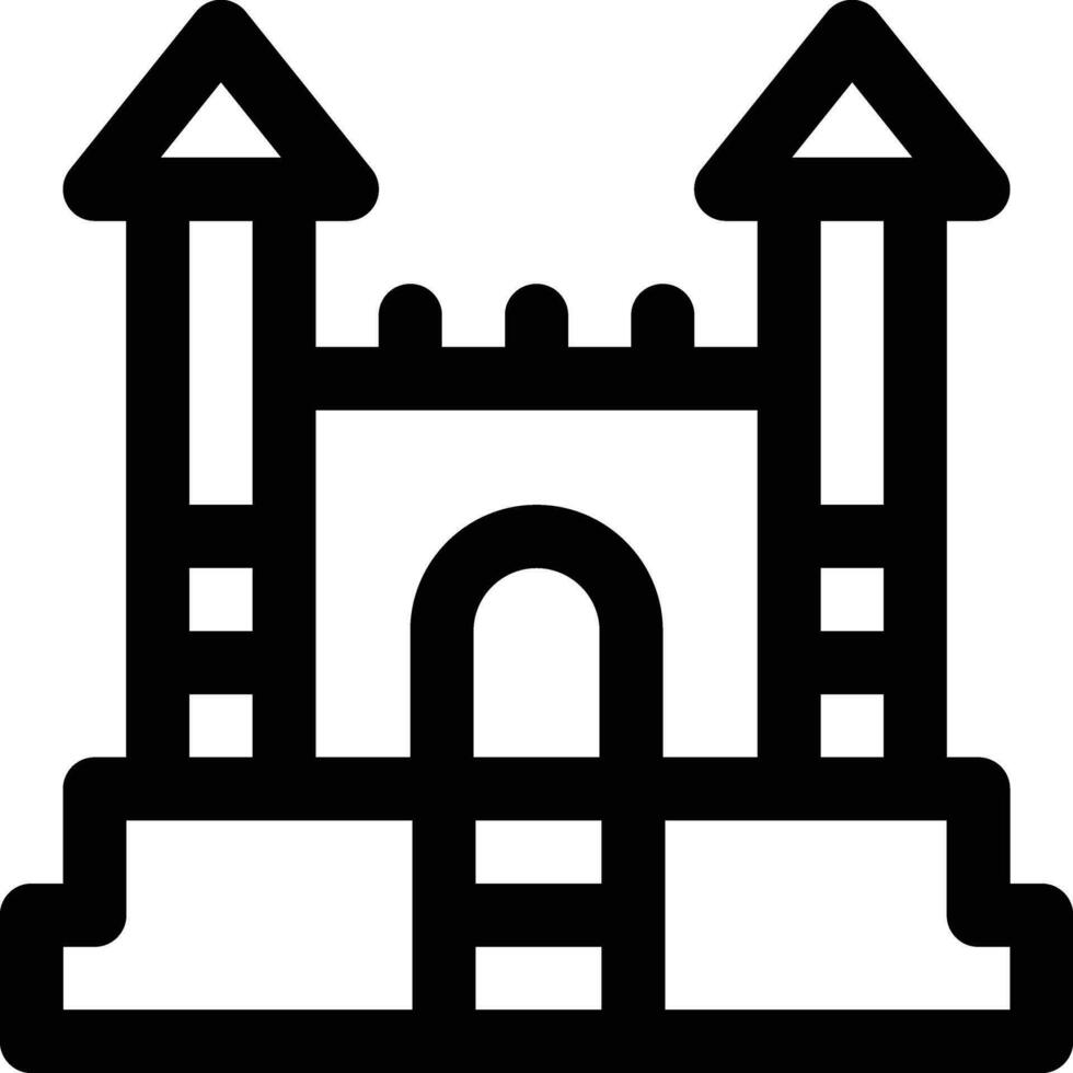 Bouncy Castle Vector Icon