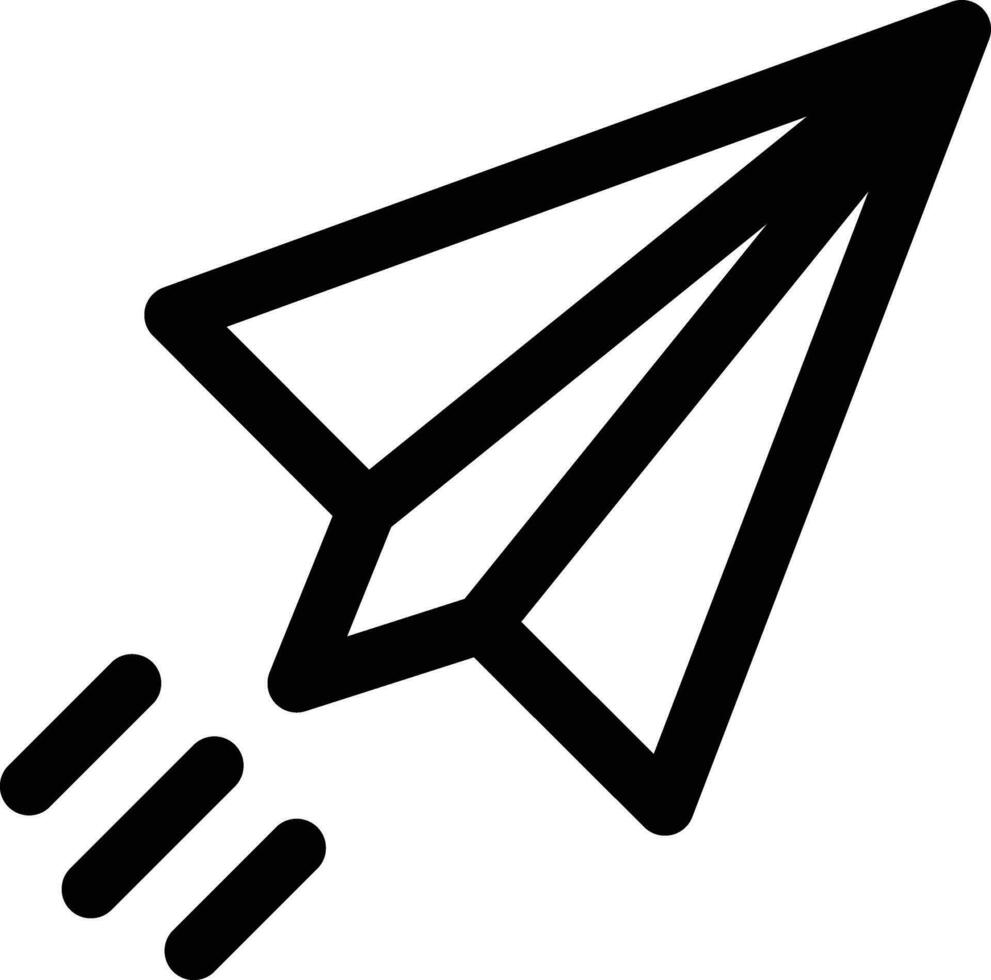 Paper Plane Vector Icon