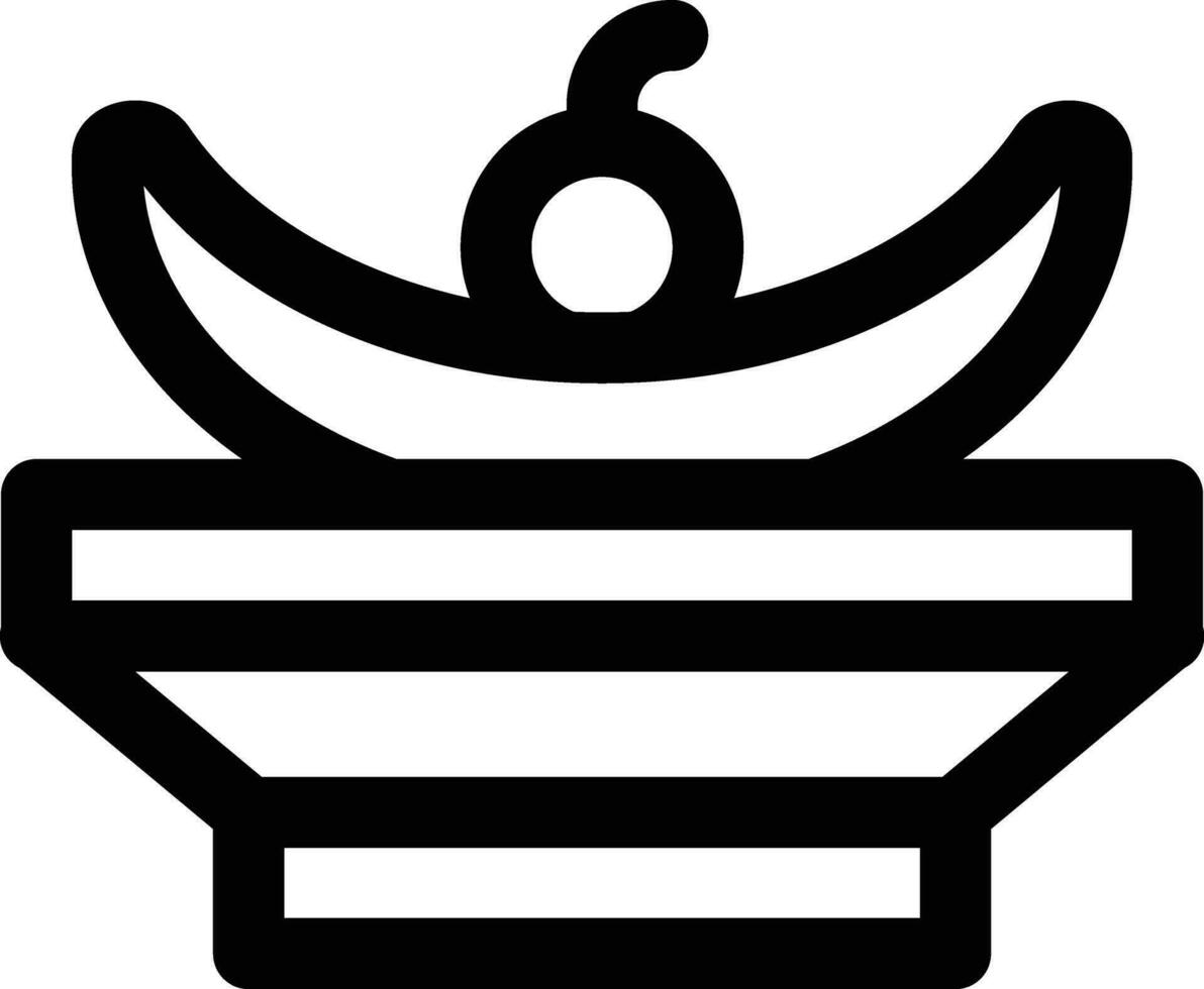 Banana Split Vector Icon