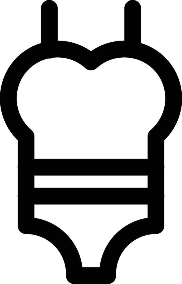 Women Swimsuit Vector Icon