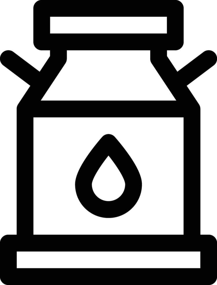Milk Tank Vector Icon