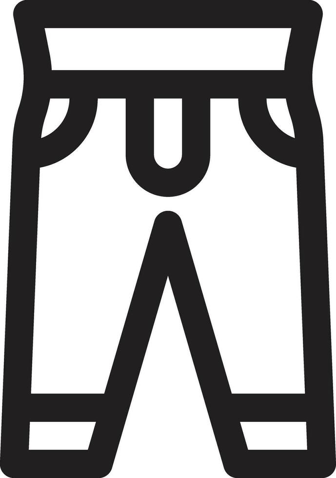 icono de vector de pantalones