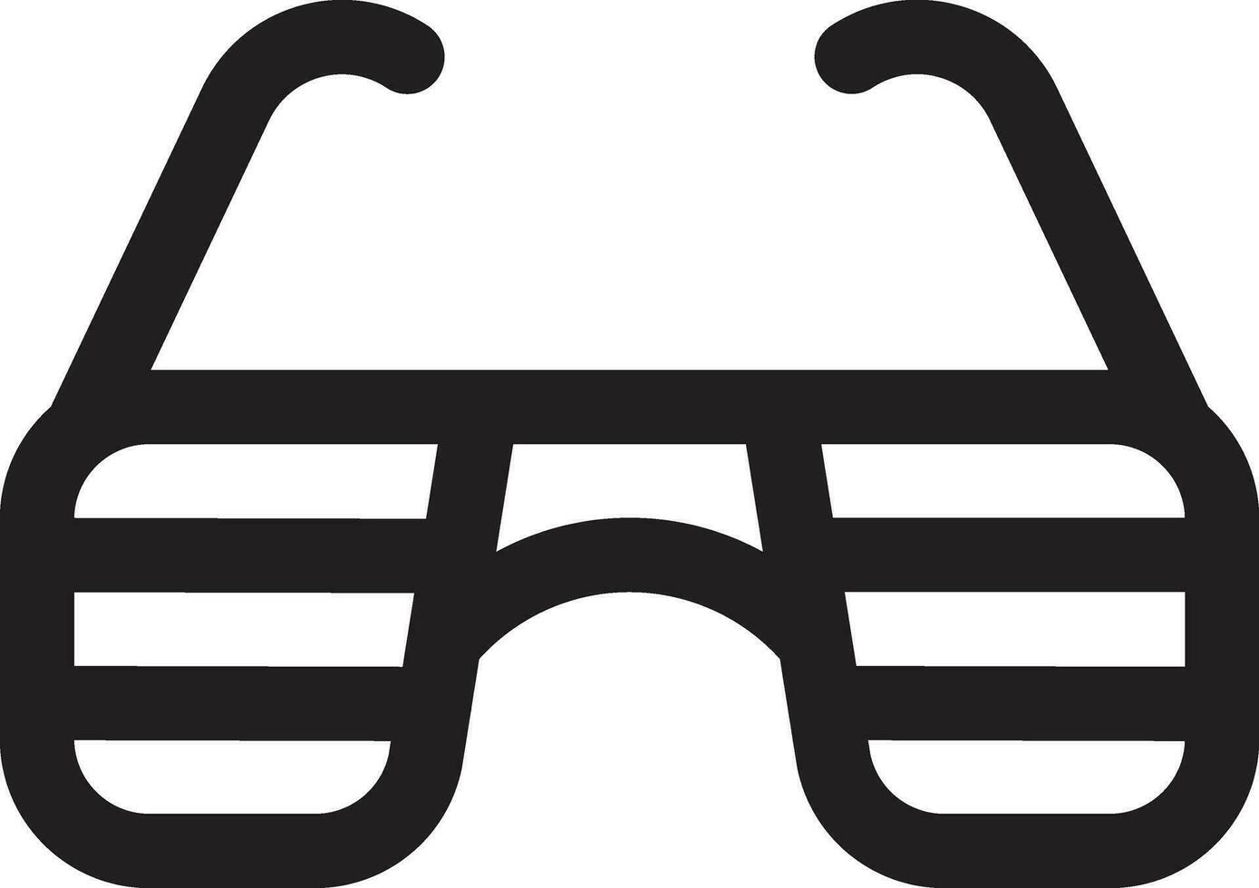 icono de vector de gafas de fiesta