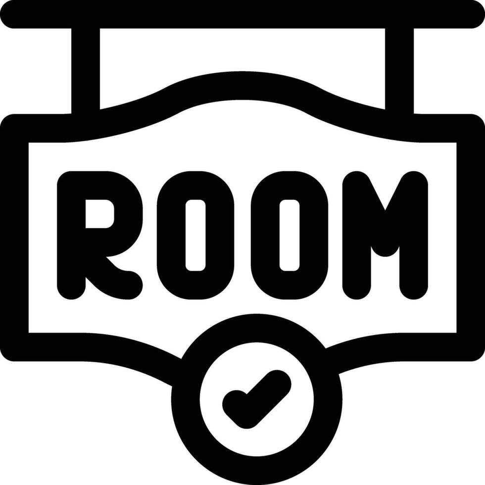 Room Availability Vector Icon