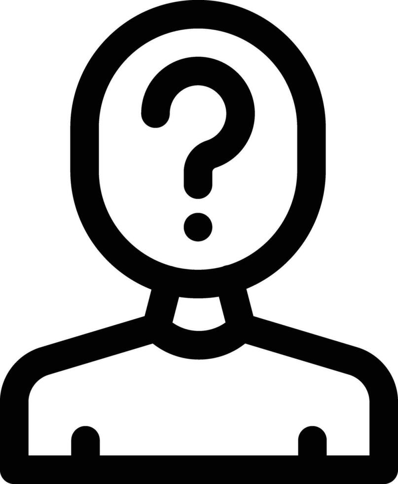 Missing Person Vector Icon