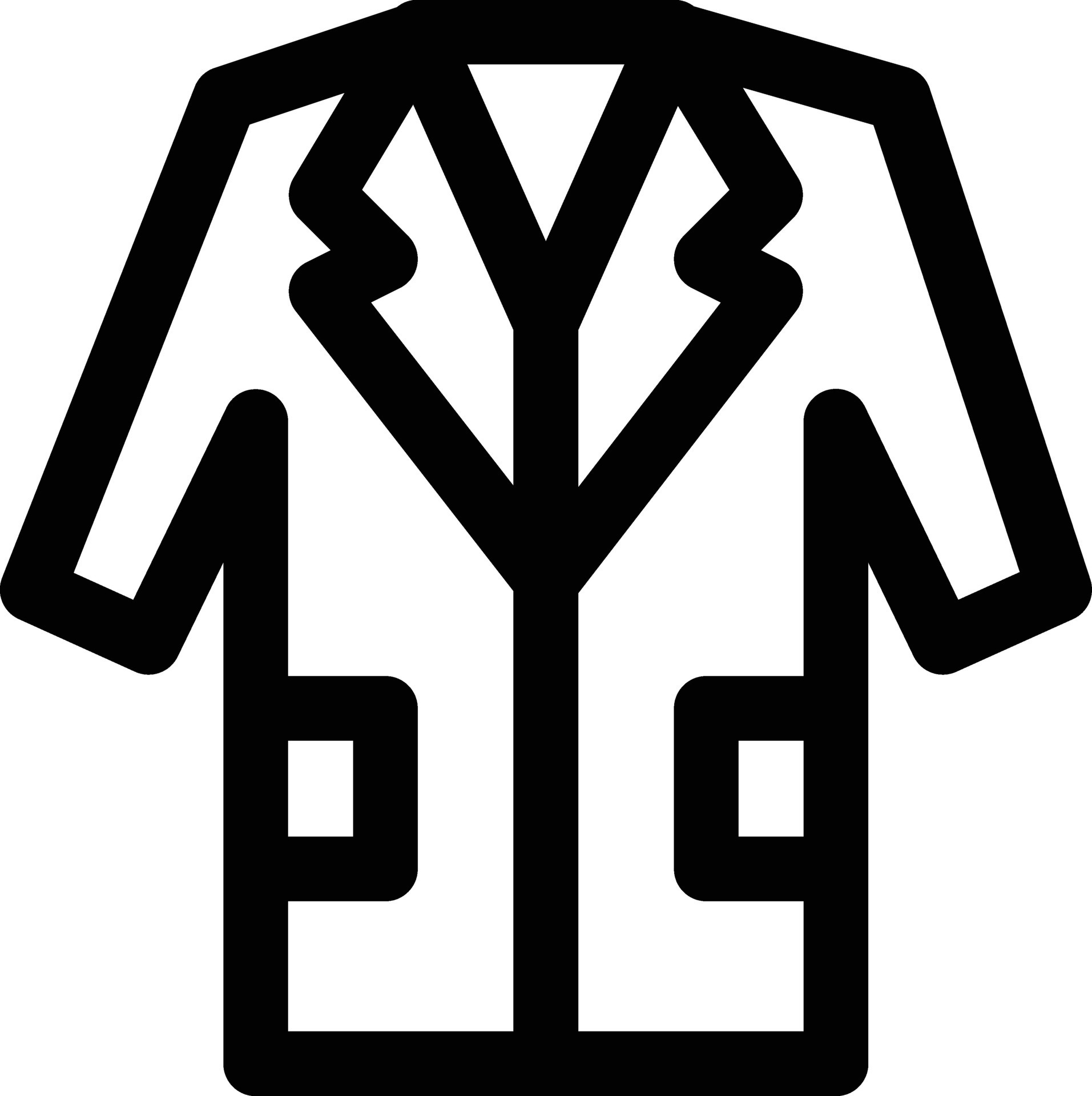 Lab Coat Vector Icon 32539673 Vector Art at Vecteezy