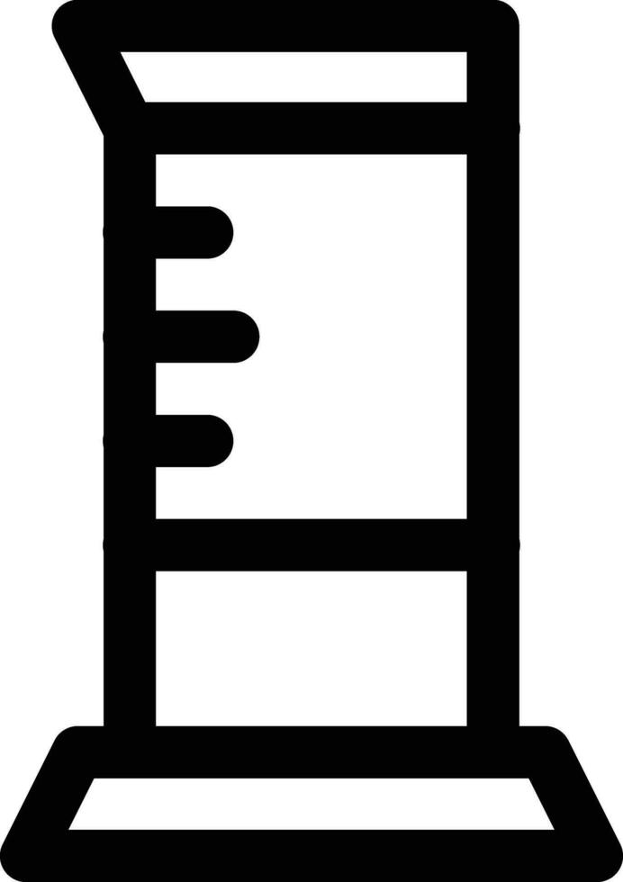 Graduated Cylinder Vector Icon