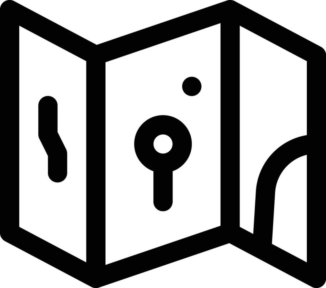 Treasure Map Vector Icon