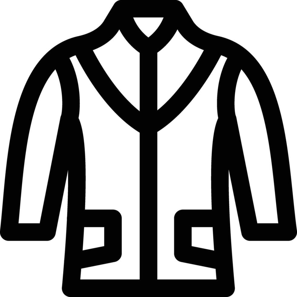 icono de vector de chaqueta