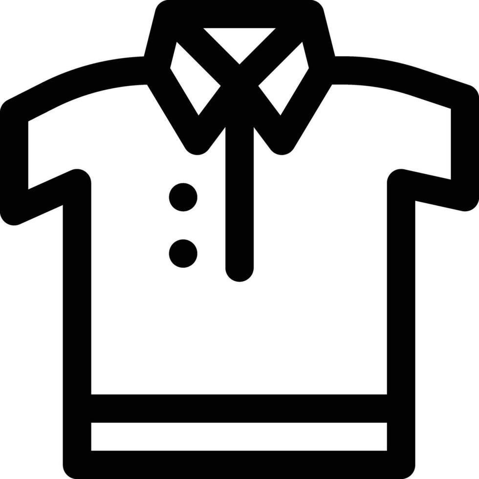 icono de vector de camisa de polo