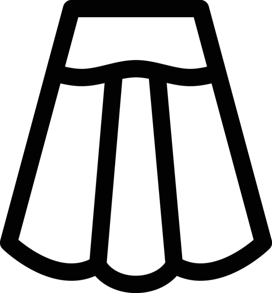 Skirt Vector Icon
