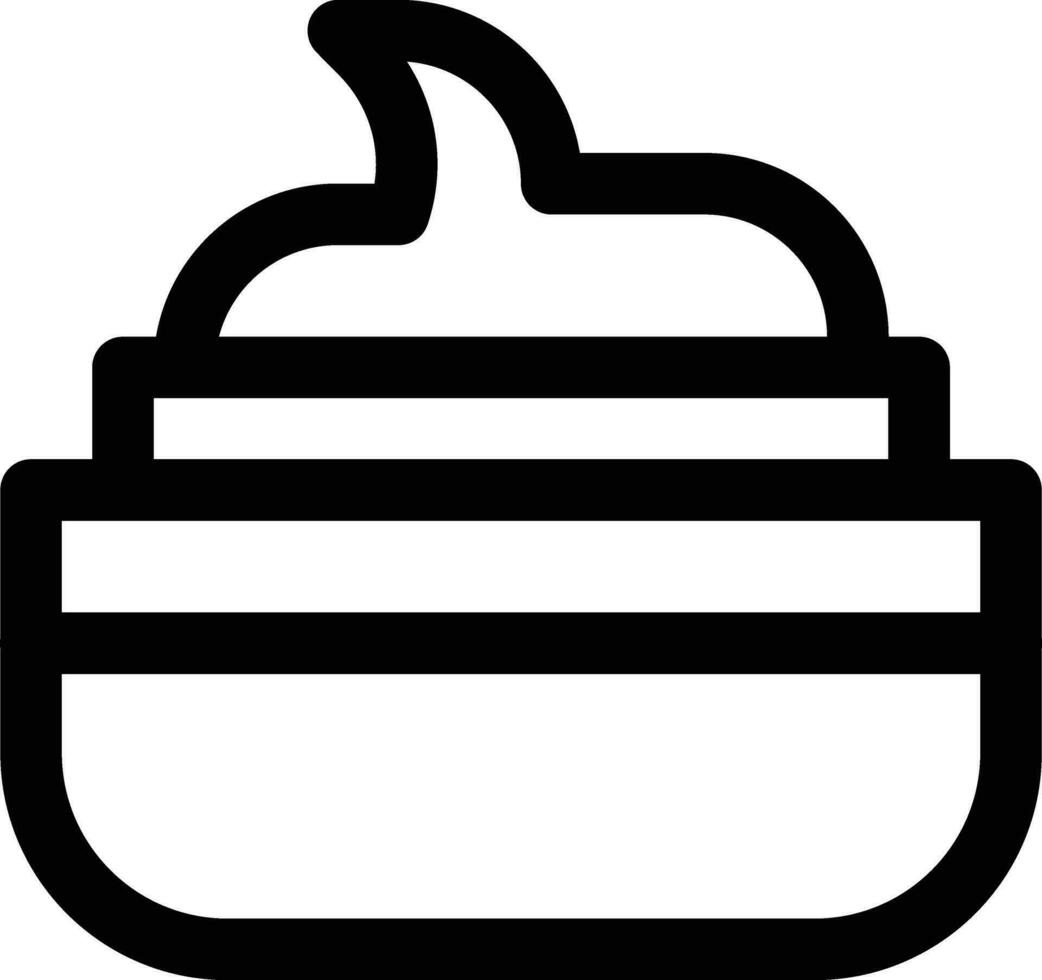 Cream Vector Icon