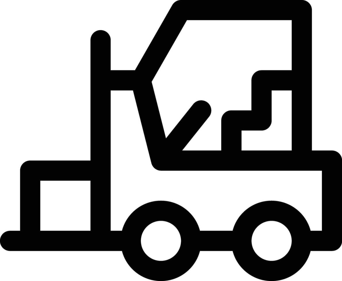 Forklift Vector Icon