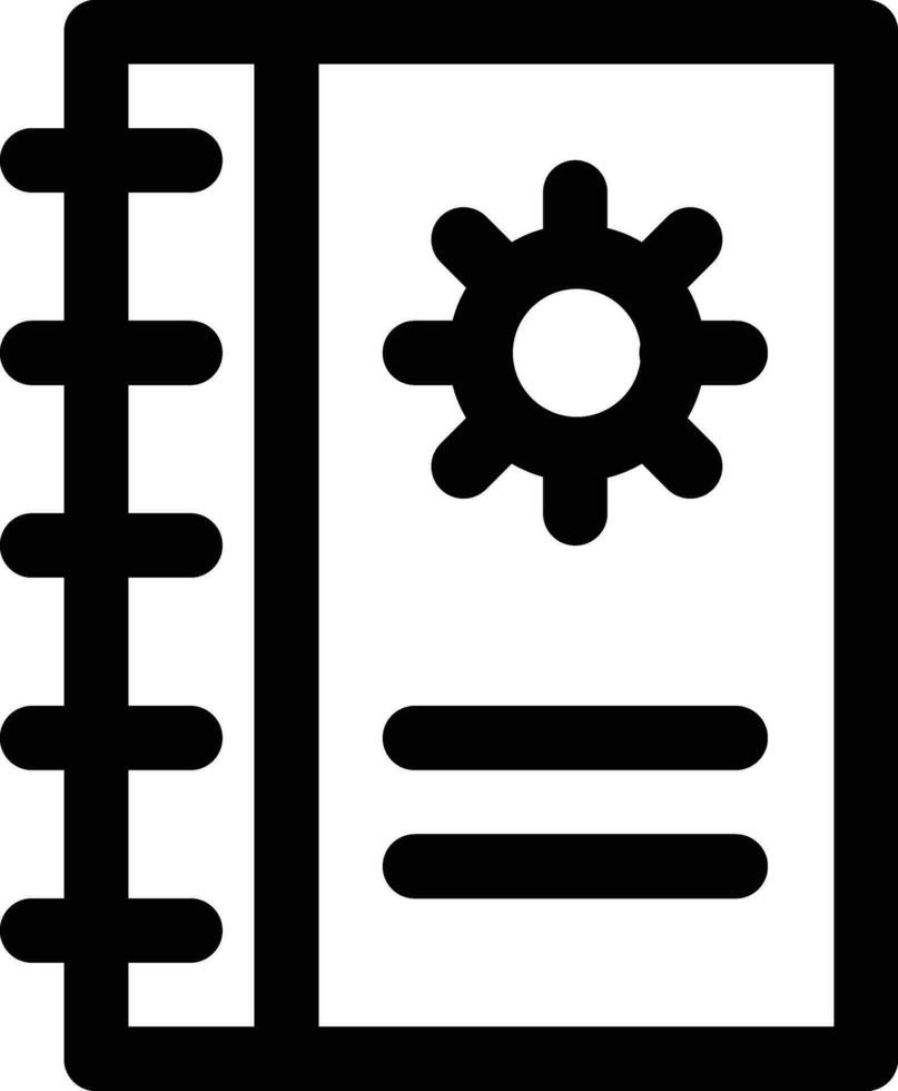 Engineer Notebook Vector Icon